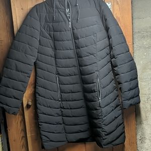 Ana Women's Skinny Long Puffer Coat